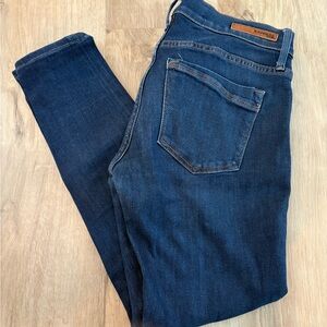 Express Women's Dark Blue Skinny Jeans